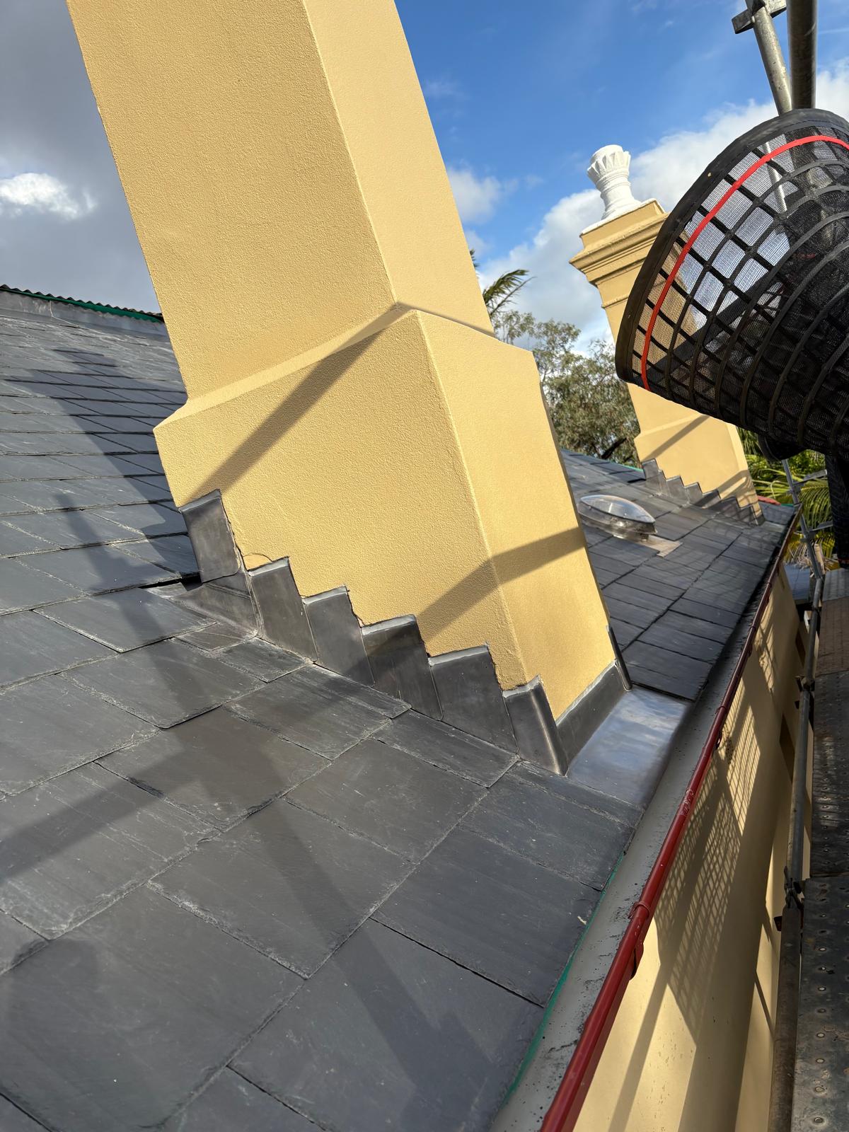 Chimney leadwork flashing and waterproofing by Imperium Roofing